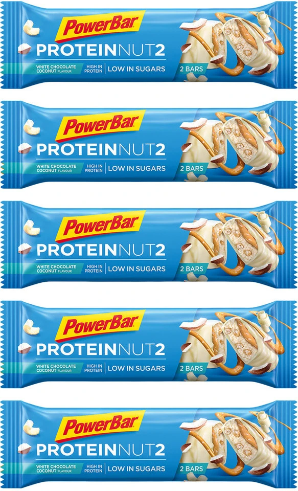 Powerbar Protein Nut2 Riegel - 5 Stück 4 Powerbar Protein Nut2 Riegel - 5 Stück – Bild 2