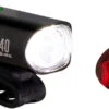 Lezyne Hecto Drive 40 Frontlicht + Femto Rücklicht Beleuchtungsset Mit StVZO -Topeak Store 405125