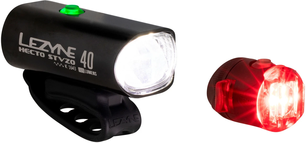 Lezyne Hecto Drive 40 Frontlicht + Femto Rücklicht Beleuchtungsset Mit StVZO 3 Lezyne Hecto Drive 40 Frontlicht + Femto Rücklicht Beleuchtungsset Mit StVZO