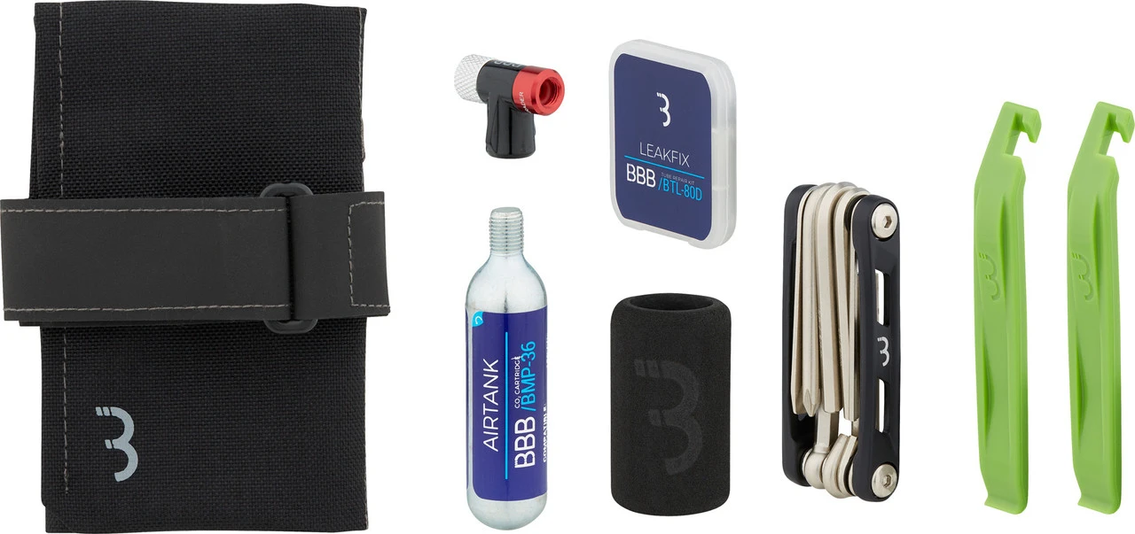 BBB CombiSet RollPack CO2 BSB-59 Satteltasche + Werkzeugset + CO2-Pumpe 5 BBB CombiSet RollPack CO2 BSB-59 Satteltasche + Werkzeugset + CO2-Pumpe – Bild 3