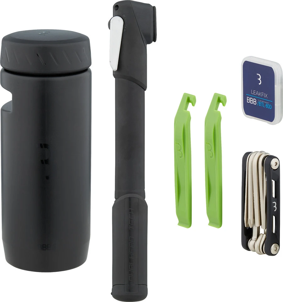 BBB CombiSet Tools & Tubes L BSB-64 Werkzeugdose + Werkzeugset 3 BBB CombiSet Tools & Tubes L BSB-64 Werkzeugdose + Werkzeugset