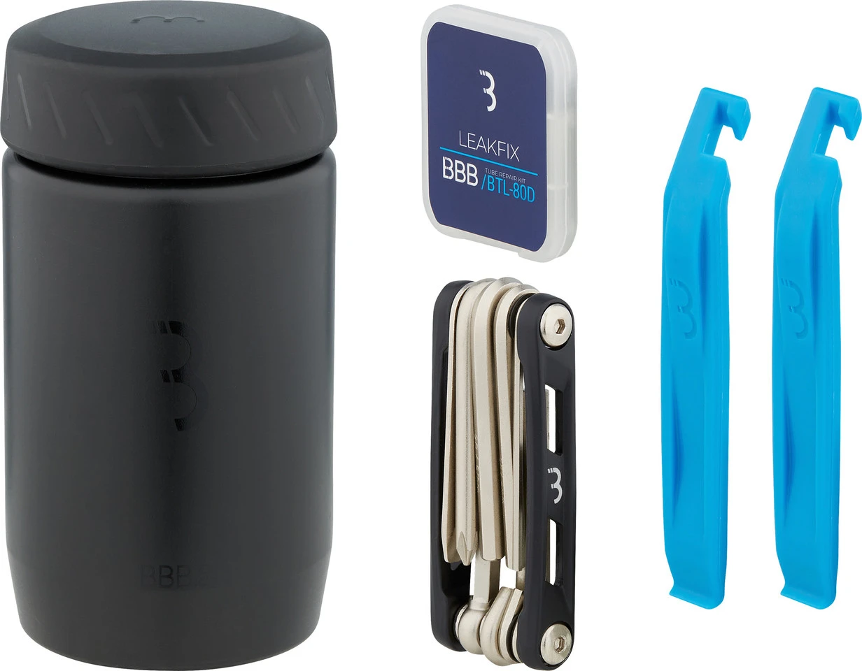 BBB CombiSet Tools & Tubes S BSB-63 Werkzeugdose + Werkzeugset 3 BBB CombiSet Tools & Tubes S BSB-63 Werkzeugdose + Werkzeugset